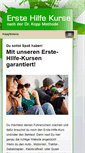 Mobile Screenshot of erstehilfe-kurse.eu